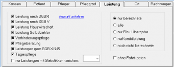 Statistik Leistungen