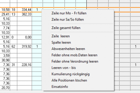 Eingabemöglichkeiten