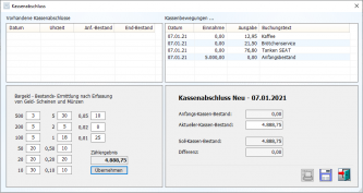 Kassenabschluss